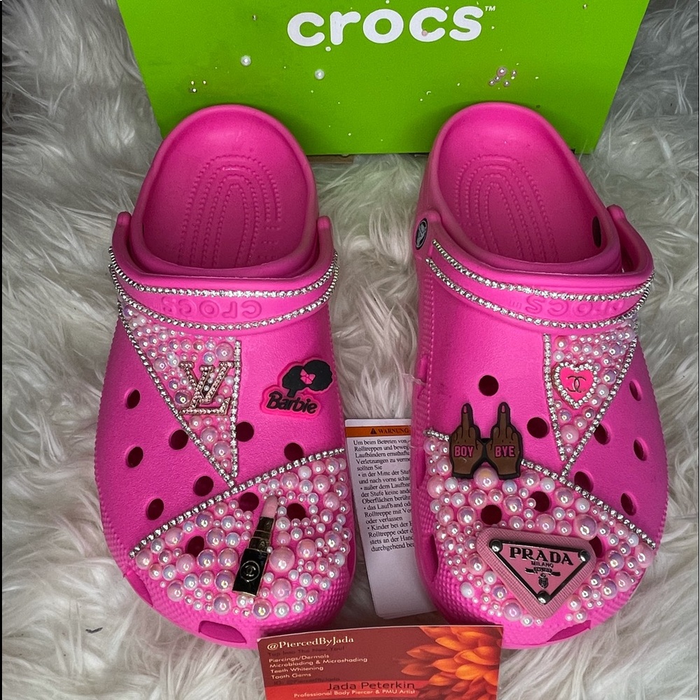 Custom Handmade Crocs by me.